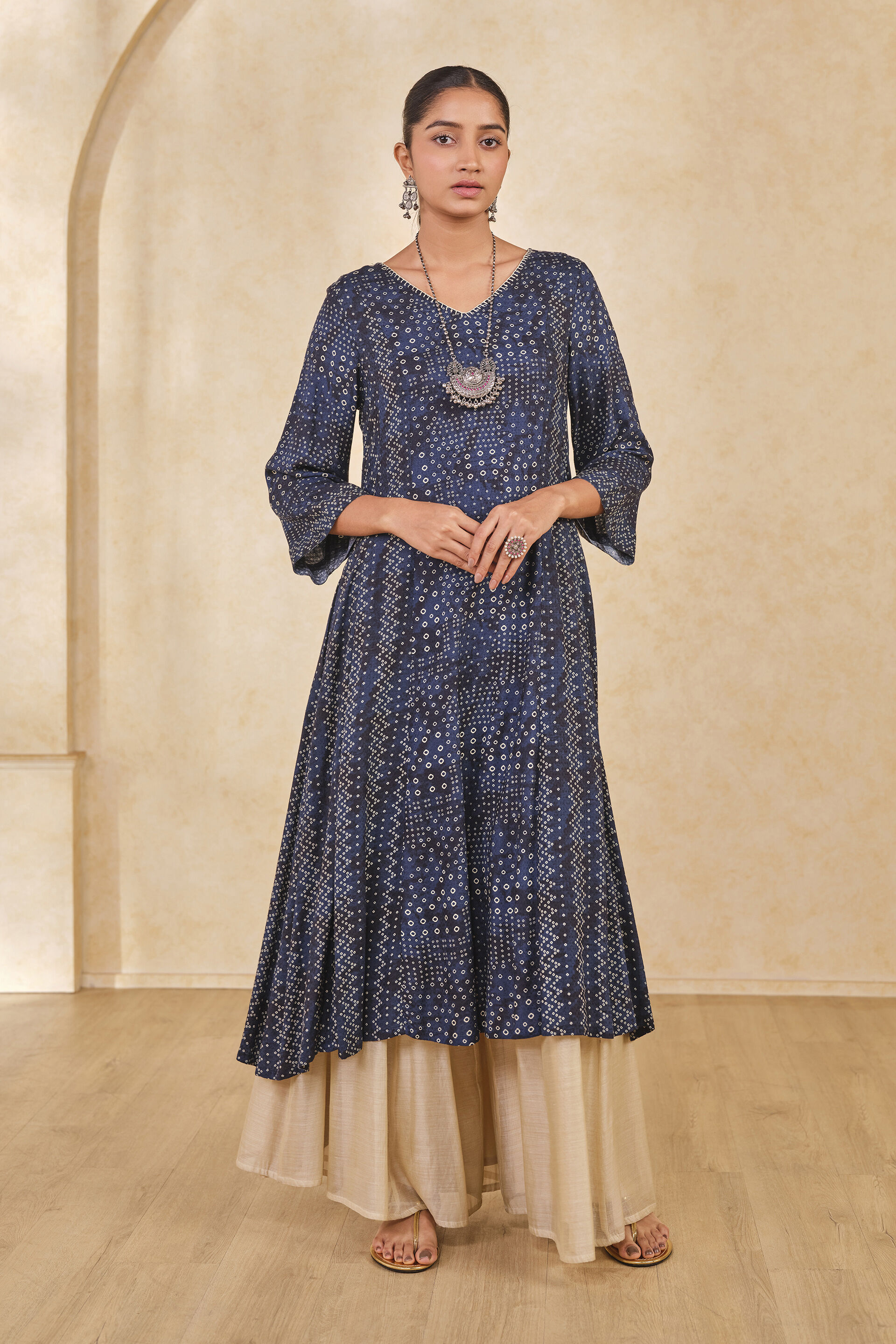 The Jugnu Kurta, Indigo, image 2